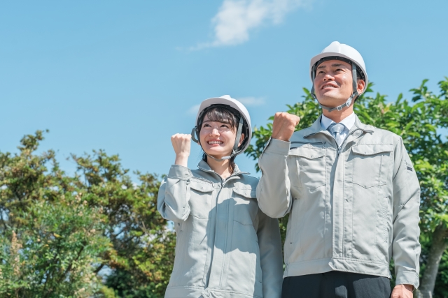 現場で活躍する建設業の皆さん